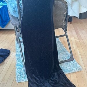 Elegant Black Sparkle Gown